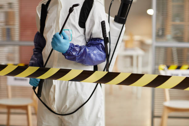 Professional Biohazard Cleanup technician working in Combined Locks, WI